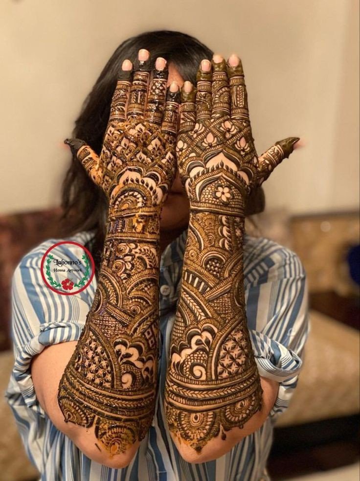 mehndi design girl photo