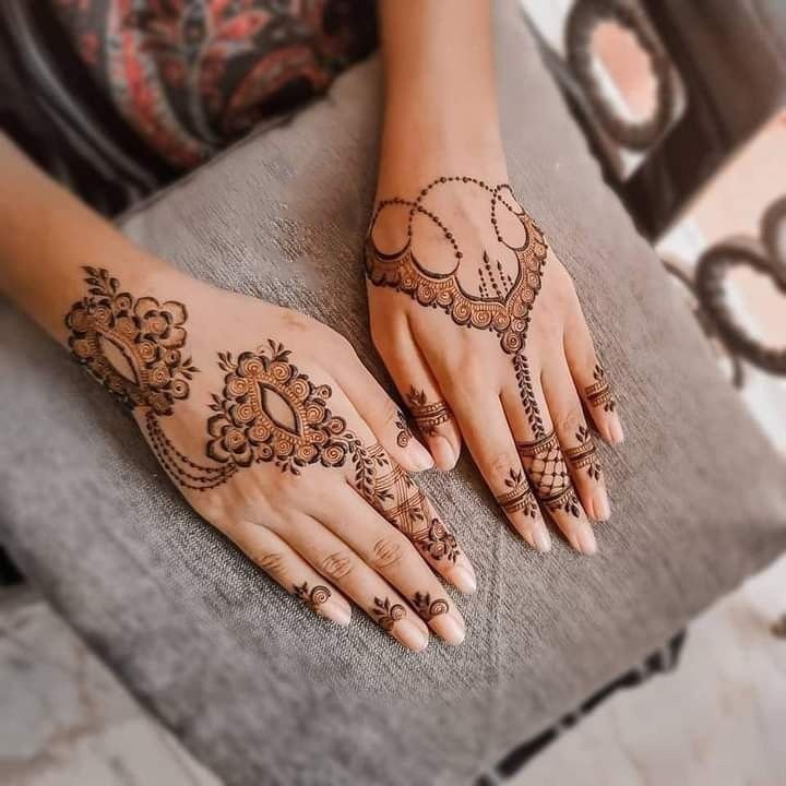 mehndi design girl photo