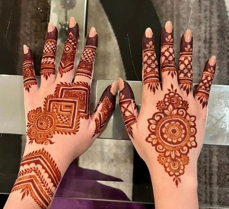 mehndi design girl photo