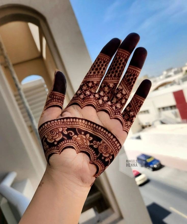 mehndi design girl photo