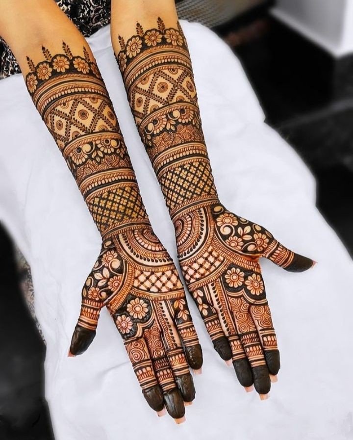 mehndi design girl photo