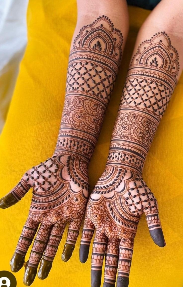 mehndi design girl photo