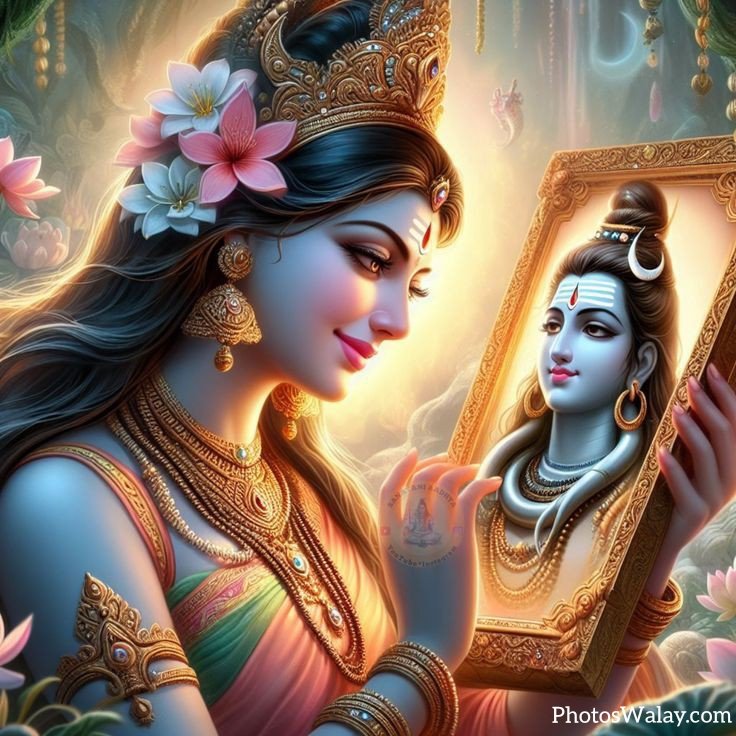 shiv parvati images love