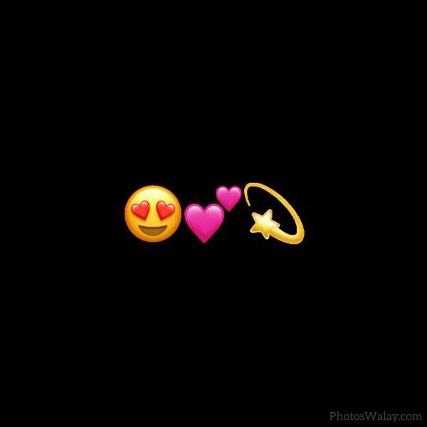 love emoji dp