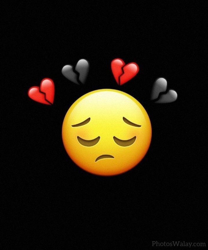 sad emoji dp